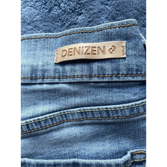 Denizen From Levis Womens Shorts High Rise Shortie Roll Tab Hem Blue Size W30 - Picture 6 of 9